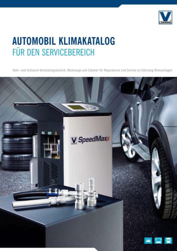 Automobilklimakatalog  Für den Servicebereich