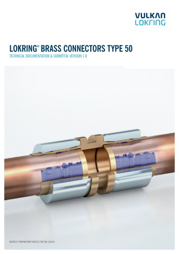 LOKRING®  BRASS CONNECTORS TYPE 50