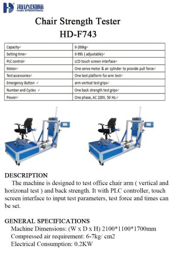 Chair Strength Tester