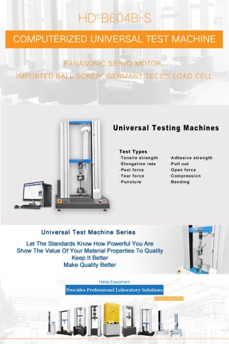 Computerized Universal Test Machine