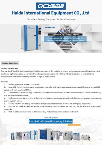 Hot and Cold impact tester