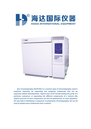 Hplc gas chromatography mass spectrometry (GLPC/GC)