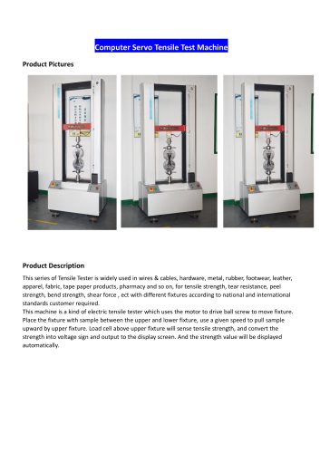 tensile tester