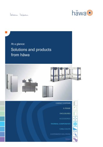 At a glance: Solutions and products from häwa