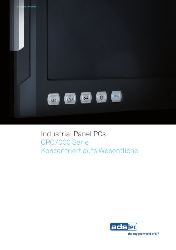 ads-tec Touch Panel PCs - Bedienen und Beobachten