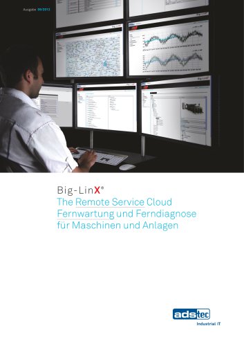 Broschüre Big-LinX - The Remote Service Cloud - ads-tec