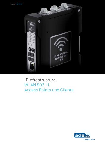 Broschüre Industrial WLAN - ads-tec