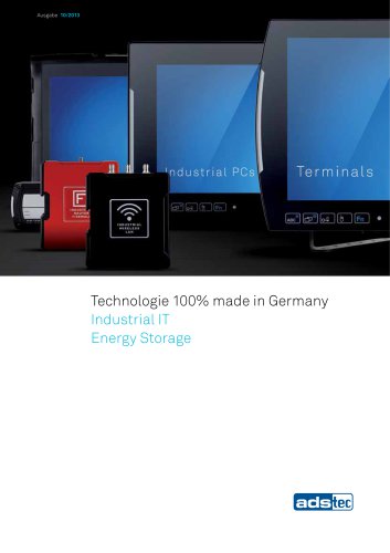 Broschüre Produktportfolio - ads-tec