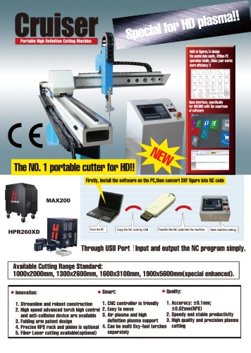 ARCBRO Cruiser HD Portable CNC Cutter