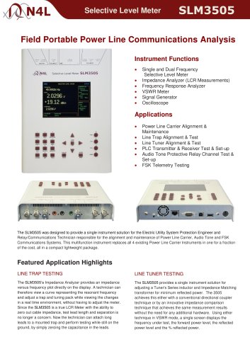 Selective Level Meter SLM3505