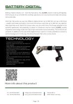 Digital battery operated torque wrench - TQX-Series