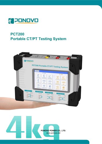 PCT200X PCT200AX Portable CTPT Testing System (ATB02) 2026 V6