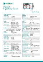 PW636i-F Digital relay test kit Datasheet_EN_2026 V2