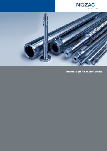 Catalog steel shafts: Catalog Hardened precision steel shafts