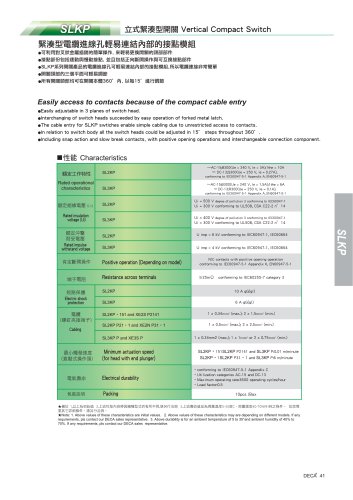 Limit Switch Series: SLKP Vertical Compact Switches