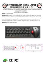 DWP scissor switch keyboard K-TEK-V440-OTB-FN-BT