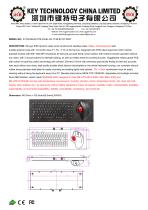 Marine Keyboard K-TEK-M440-OTB-FN-BL-NV-151B-BT-DT-DWP