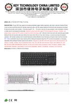 Military Keyboard K-TEK-M315TP-FN-BL-FC-KC-ML