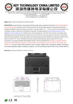 scissor switch keyboard K-TEK-M435-172-MTB-AVR-RM-FN-BL-151B-DWP