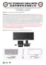  Scissors Switch Keyboard K-TEK-V315-FN-BL-FC-PR-ANA-151B-DWP+TP85+2K