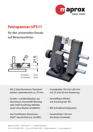 Feinspanner UFS11