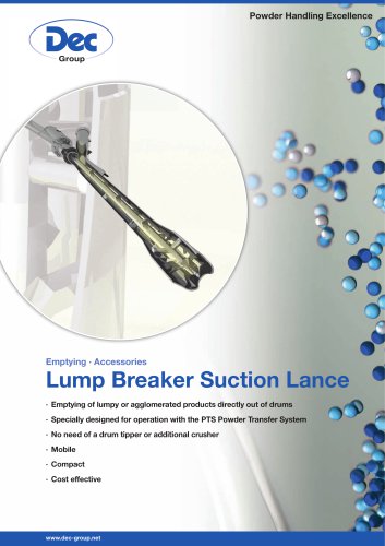 Lump Breaker Suction Lance