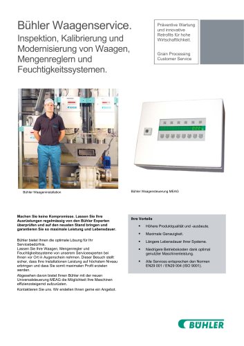 Automatische Schüttgefässwaage MSDL