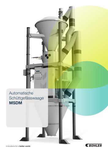 Automatische Schüttgefässwaage MSDM