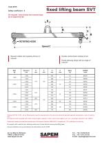 fixed lifting beam SVT