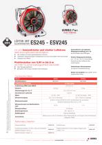 LÜFTER  MIT ELEKTROMOTOR ES245 - ESV245-1