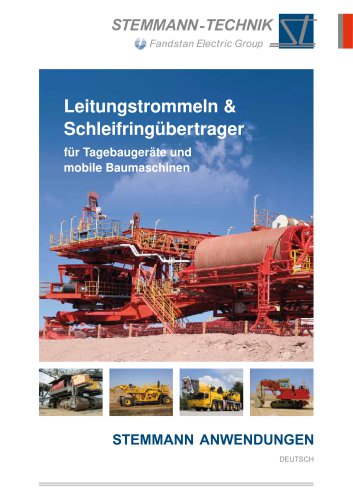 Stemmann-Technik - ST-Leitungstrommeln-SRK_Tagebau_mobile-Baumaschinen