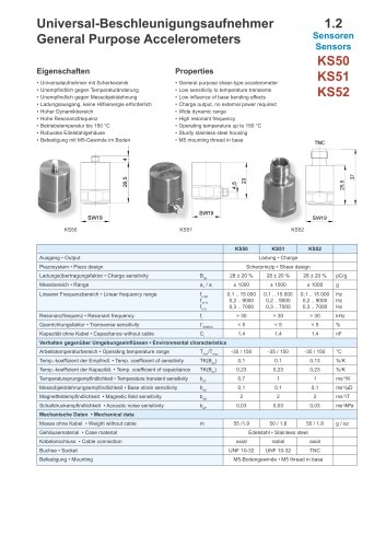 General Purpose Accelerometers Page1.2