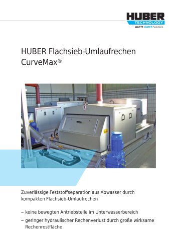 HUBER Flachsieb-Umlaufrechen CurveMax®