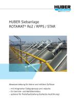 HUBER Siebanlage ROTAMAT® Ro2 / RPPS / STAR - 1