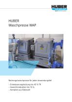 HUBER Waschpresse WAP - 1