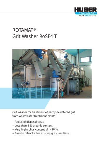 ROTAMAT® Grit Washer RoSF4 T