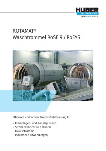 ROTAMAT® Waschtrommel RoSF 9 / RoFAS