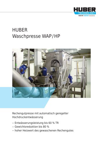 Waschpresse WAP/HP