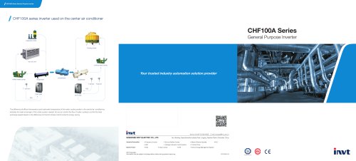 INVT CHF100A Series Low&Medium Voltage Inverter Product Manual