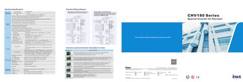 INVT CHV180 Special Inverter for Elevator Catalog