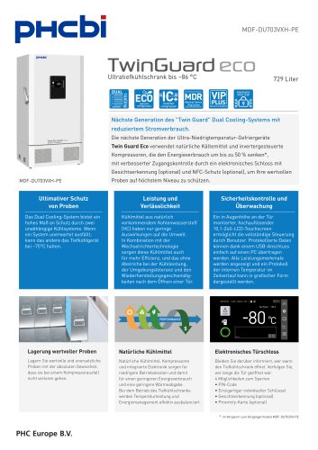 MDF-703VXH-PE Productsheet