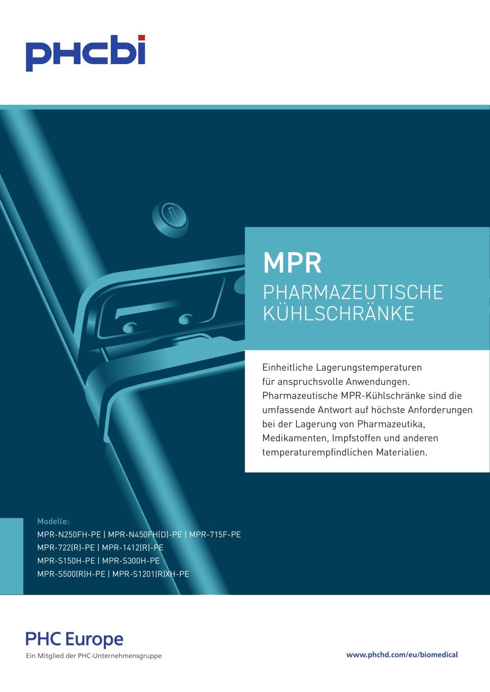 MPR Brochure - PHC Europe B.V. / PHCbi