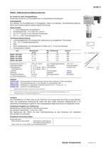 Differenzdruck-Messumformer - 1