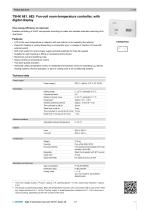 TSHK 681, 682: Fan-coil room-temperature controller, with digital display