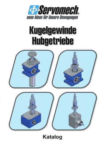 Kugelgewinde Hubgetriebe