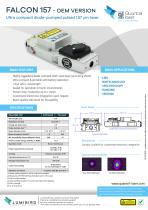 FALCON 157 - OEM VERSION / Ultra compact diode-pumped pulsed 1.57 µm laser