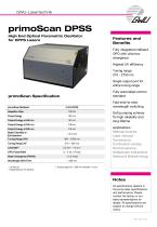 primoScan DPSS / High End Optical Parametric Oscillator for DPPS Lasers