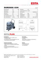 Datenblatt DUROSOG-I-D STAUBKLASSE H - 1