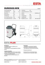 Datenblatt DUROSOG-W STAUBKLASSE M - 1