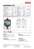 Datenblatt DUSTMAC P-20 - 1